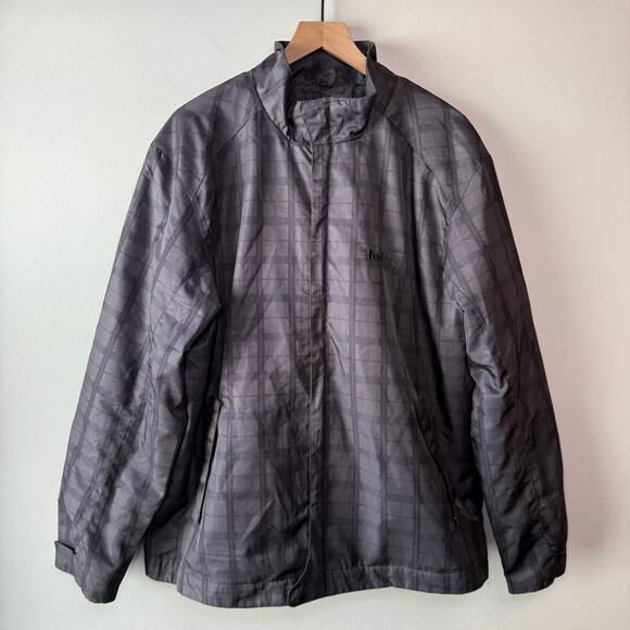 North End Sport Other - North End Sport FedEx Lightweight Water Resistant Plaid Print Jacket X-Large